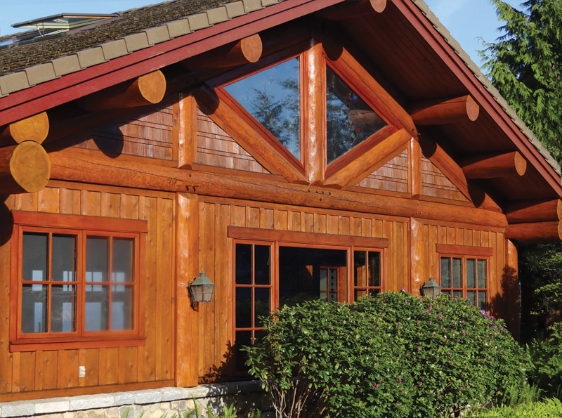 cedar log home